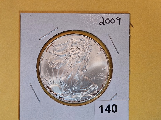 GEM Brilliant Uncirculated 2009 American Silver Eagle