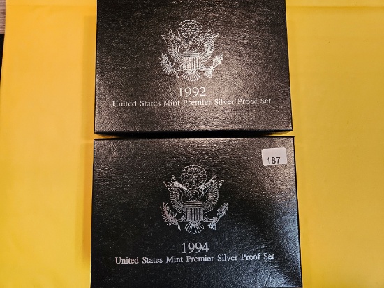 1992 and 1994 US SILVER Prestige Sets