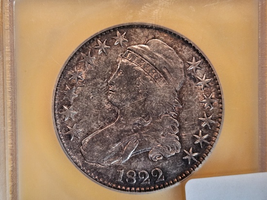 ICG 1822 Capped Bust Half Dollar in Extra Fine - 40