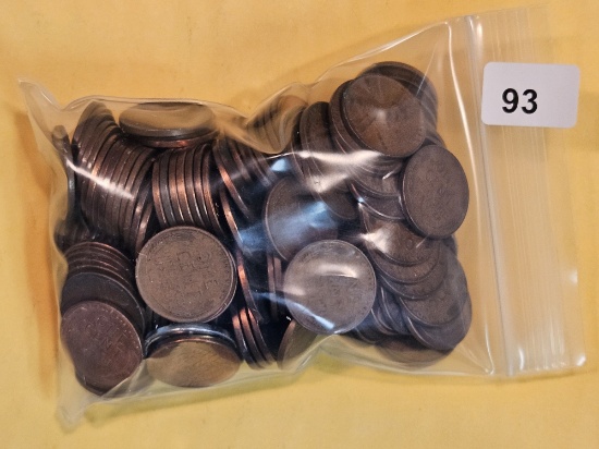Almost a Pound of Wheat cents