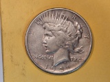 ** KEY DATE ** 1921 Peace Dollar in Very Fine