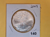 GEM Brilliant Uncirculated 2009 American Silver Eagle