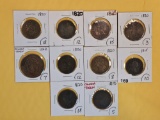 Ten cool Canadian Penny and half-penny tokens
