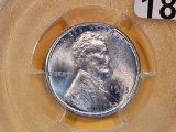 GEM! PCGS 1943-D Steel Wheat cent in Mint State 66