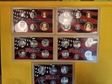 Five Partial US SILVER Proof Sets