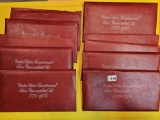 Ten 1976 Three-Coin SILVER Bicentennial Mint Sets