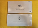 Two Larger, World, Silver proof Coin Sets