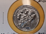 * Scarce * 1886-1867 Maximilian & Carlota Medal