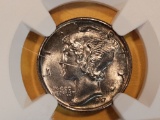 GEM! 1937-S Mercury Dime in Mint State 65