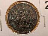 1863 Civil War Token in Very Fine