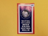 1973 Illinois SILVER American Revolution Bicentennial Medal