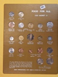 GEM BU Food For All FAO Money 3 World Coin Set