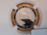 PERFECT! NGC 2017-S Ozark Riverways Washington Quarter in Specimen 70 Enhanced Finish