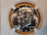Superb GEM! NGC 1965 SMS Kennedy Half Dollar in Mint State 67