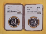 Superb GEMS! NGC-graded Franklin half dollars in Proof 67