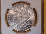 NGC 1900 Morgan Dollar in Mint State 63