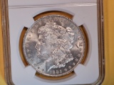 NGC 1885-O Morgan Dollar in Mint State 63