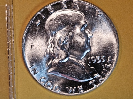 Variety! BUGS BUNNY! Choice Brilliant Uncirculated plus 1955 Franklin Half Dollar