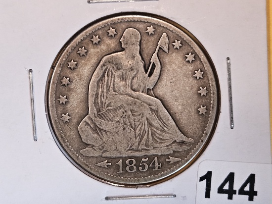 1854-O Seated Liberty Half Dollar