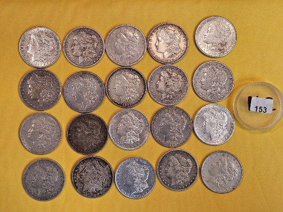 ** FULL ROLL ** Twenty Morgan Silver Dollars