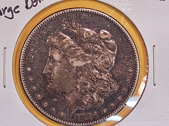 VARIETY! Large Dot! 1884 Morgan Dollar