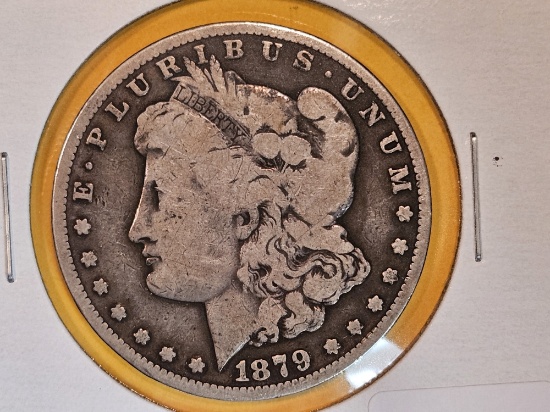 ** KEY DATE ** 1879-CC Morgan Dollar in Very Good