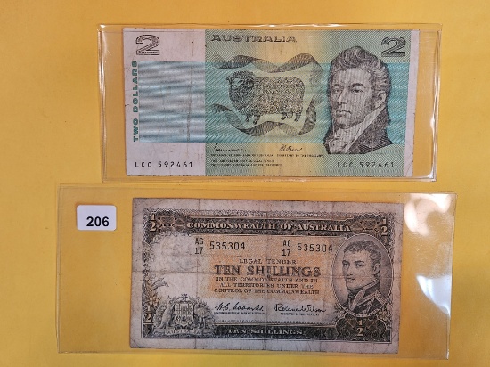 Two little better notes from Australia
