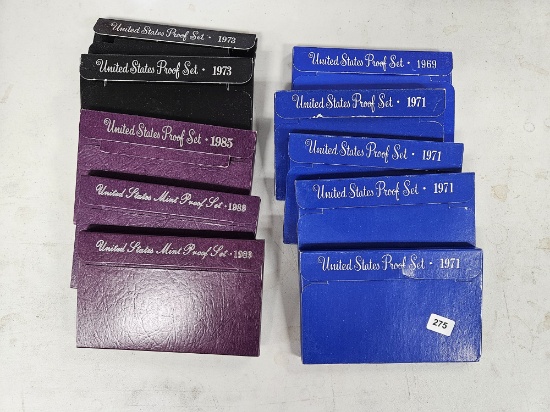 Ten Mixed US Proof Sets