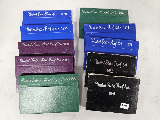 Ten Mixed US Proof Sets
