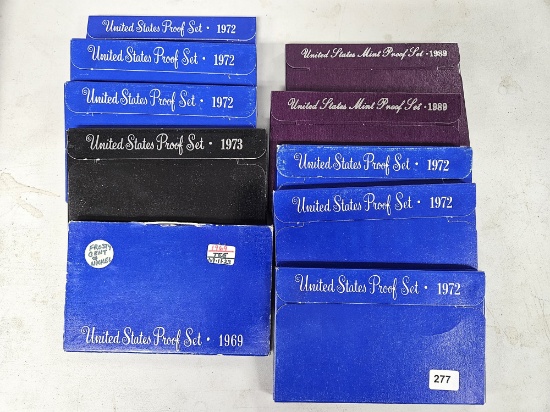 Ten Mixed US Proof Sets