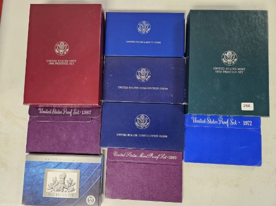 Nine Mixed US Sets from the Mint