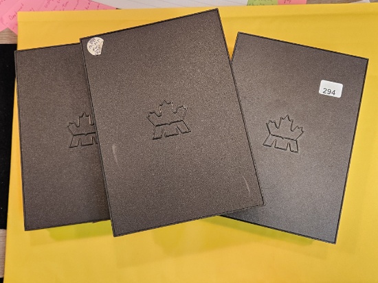 Three Canadian Proof Coin Sets