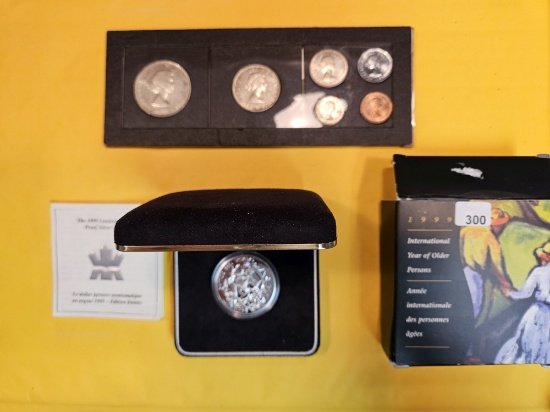 Two silver coin sets from Canadad