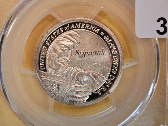 PERFECT! PCGS 2017-S Native American Dollar in Specimen 70