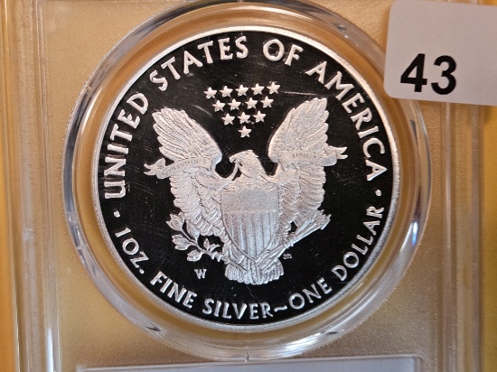 PERFECT! PCGS 2016-W American Silver Eagle in Proof 70 Deep Cameo