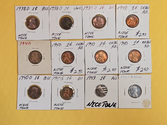 Twelve Toned Wheat cents