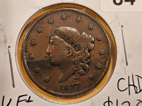 1837 Braided Hair Large Cent