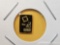 GOLD! Valcambi One Gram .999 fine Gold Bar