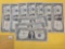 Ten Circulated Blue Seal One Dollar Silver Certificates
