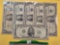 Five One Dollar Silver Certificates and a Series 1950-B Five Dollar Federal Reserve Note