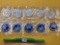 Five Uncirculated 1971-S Blue Pack Eisenhower Dollars