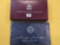 GEM Proof 1988 Commemorative Silver Dollar and Uncirculated 1972-S Eisenhower Silver Dollar