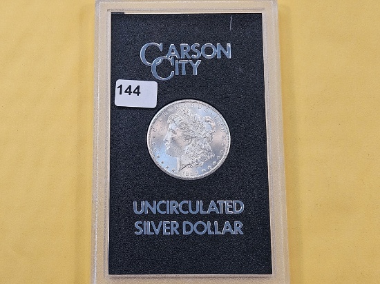 ** KEY DATE ** GSA 1884-CC Morgan Silver Dollar in Choice Brilliant Uncirculated plus