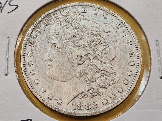 Variety! 1882-O Morgan Silver Dollar with O over S