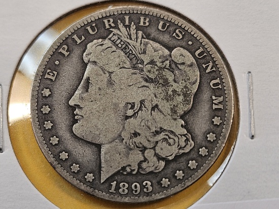 ** KEY DATE ** 1893-O Morgan Silver Dollar