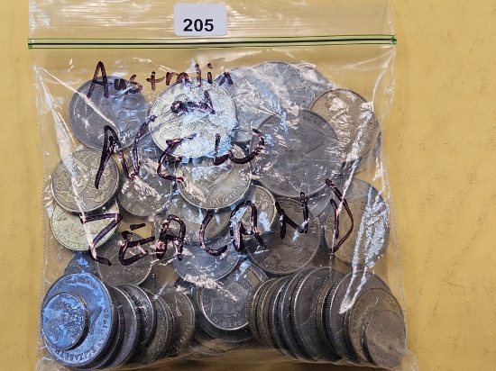 Over a Pound of World Coins