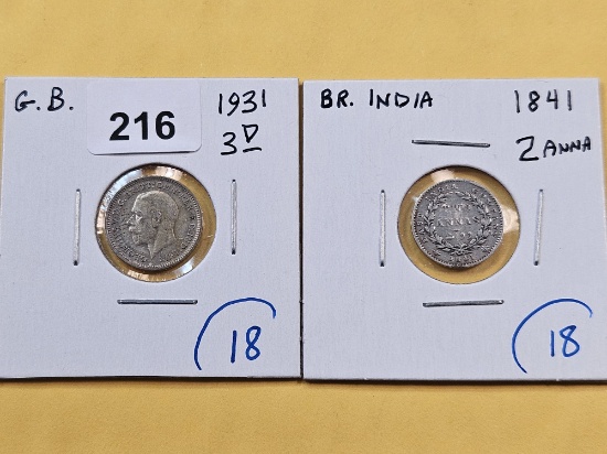 Two Silver World Coins