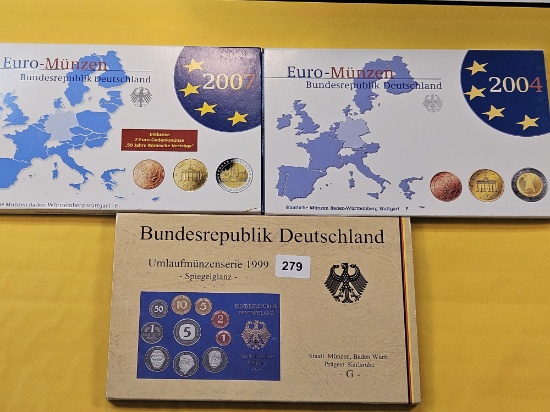 Three German Proof Sets
