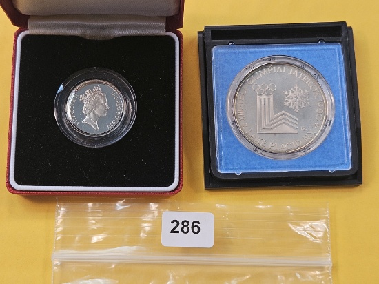 Two GEM Proof Silver World Coins