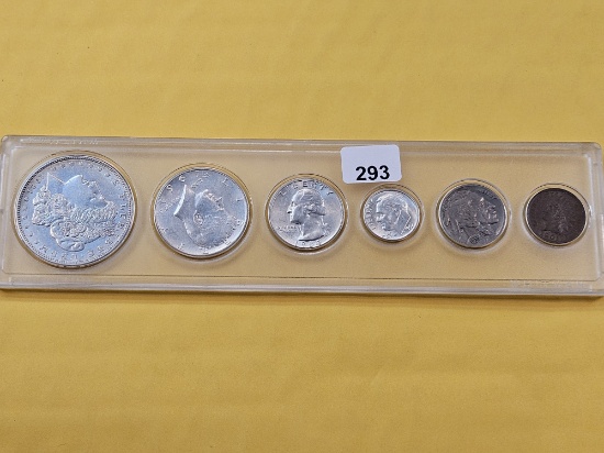 United States Silver Type Set in Whitman Plastic Holder
